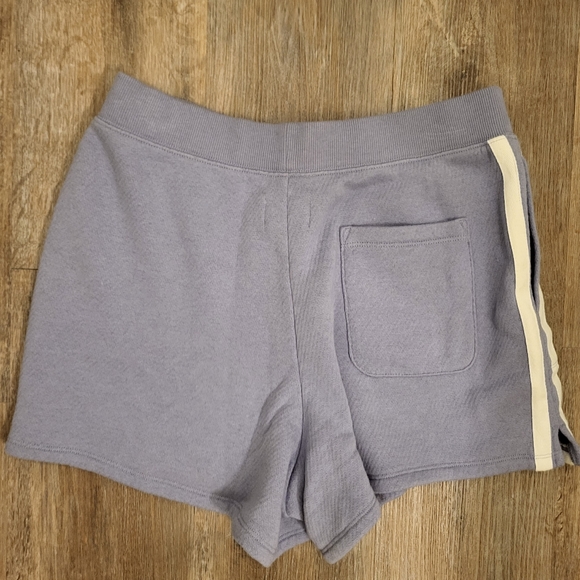 Madewell Airyterry Stitched Pocket Sweatshorts Varsity Striped Edition Size L - Picture 9 of 10